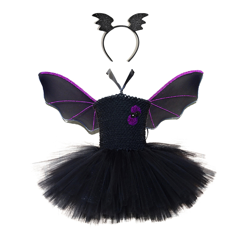 wholesale Children autumn and winter dress bat wing net gauze performance clothing