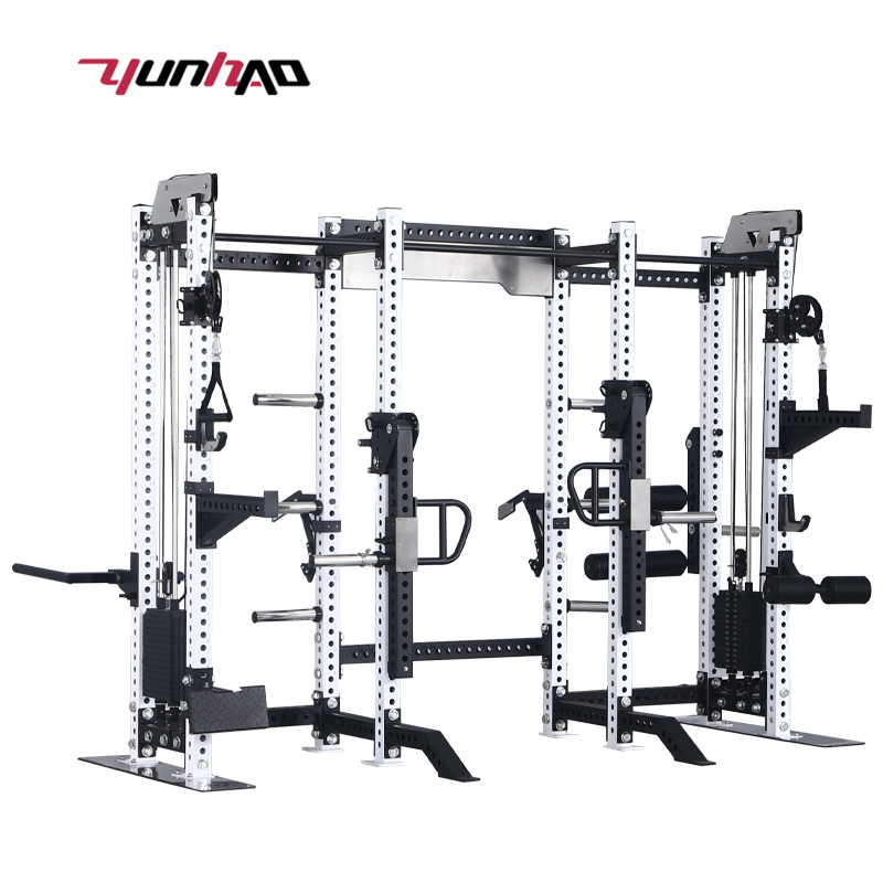 High Quality Exercise Equipment Fitness Commerical Multi Function Smith Machine Power Squat Rack Station