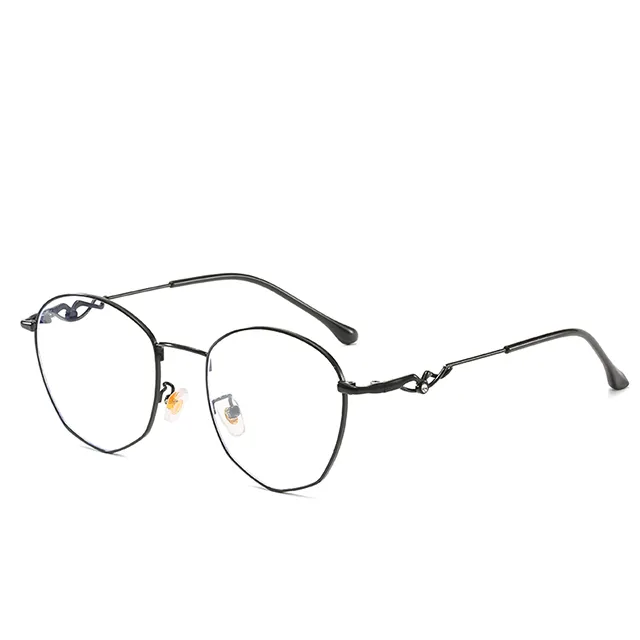 DLO11283 DL Blue light blocking eyeglasses anti-blue light metal frame round computer glasses 2021 glasses optical