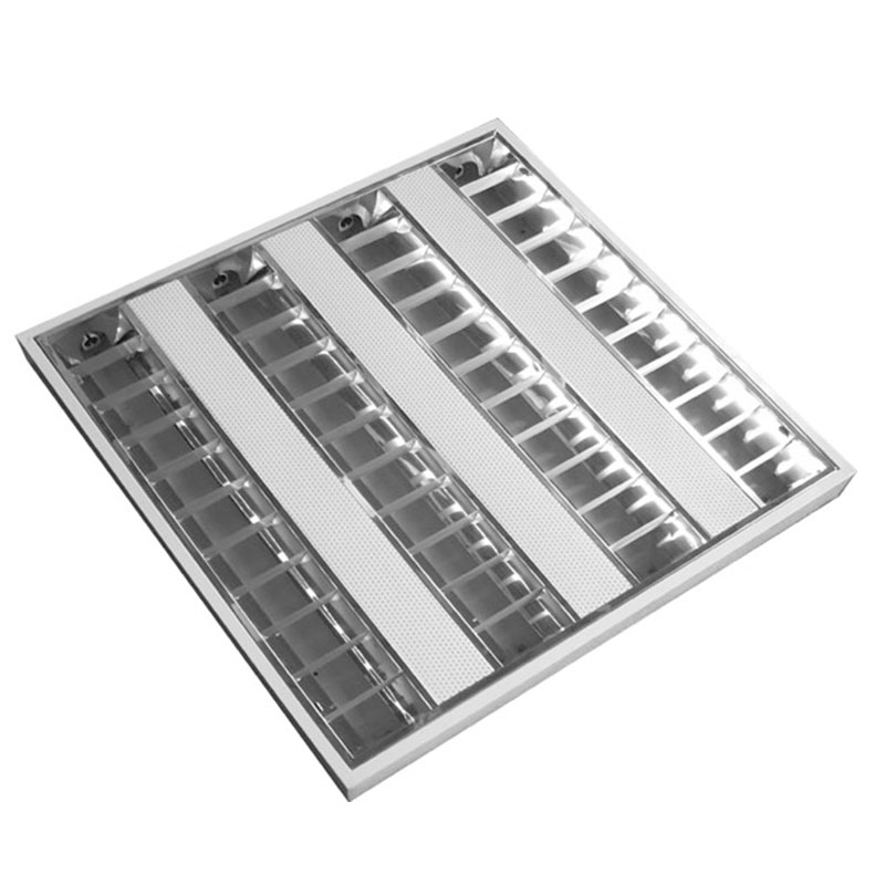 High quality T5 3*14w recessed grille lamp embeded louver fitting