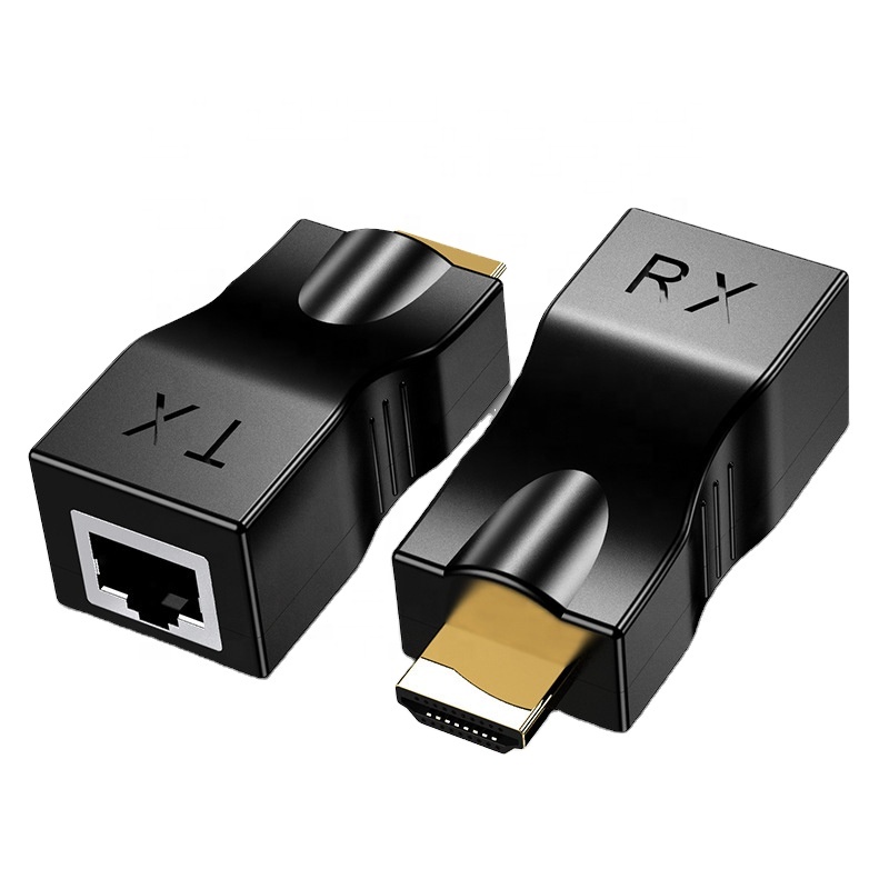 DTECH 4k HDMI к RJ45 HDMI удлинитель 30 м через Cat 5e/6 LAN Ethernet адаптер для проектора HDTV