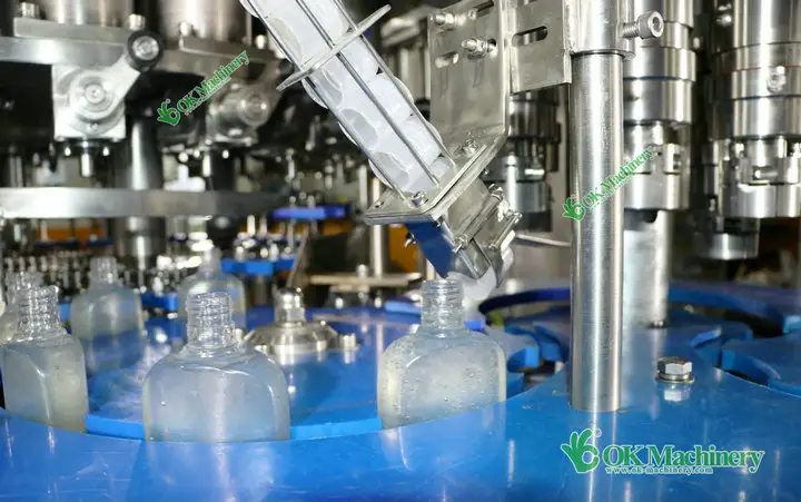 BKCC03 Automatic High Speed Rotary Detergent Bottle Filling Capping Packing Machine Line Price