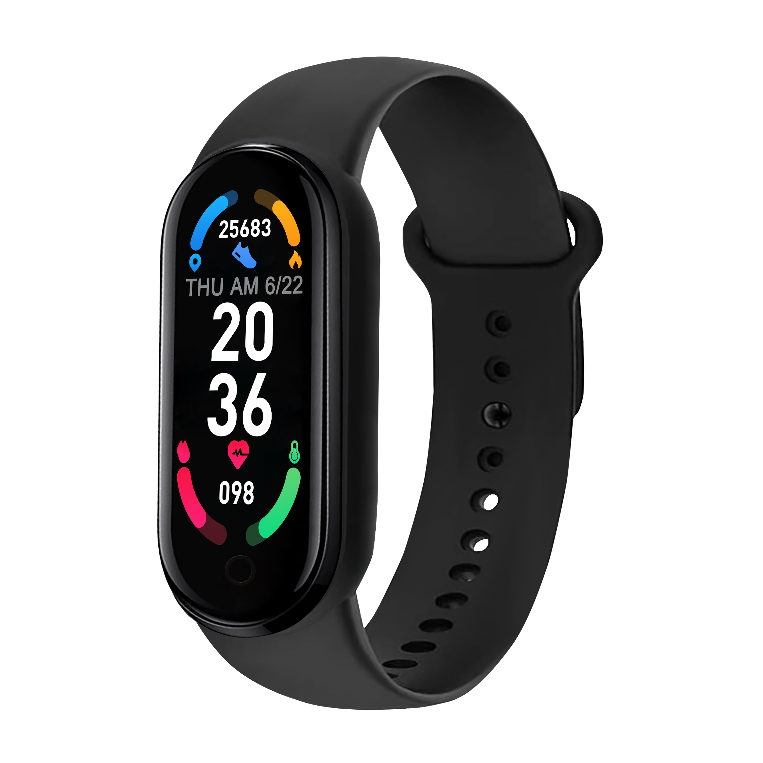 2021 New OLED HD Screen Smart Sports Bracelet M6 Smartband With BP Monitor and oximeter Function