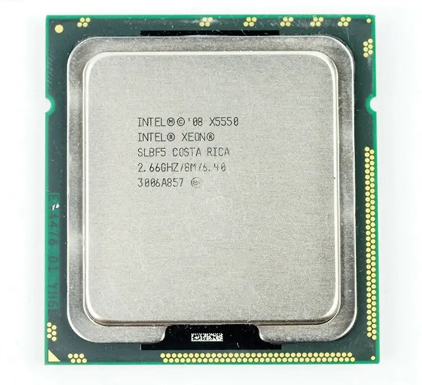ЦПУ для Intel Xeon X5550 X5560 X5570, ЦП LGA 1366 L3 кэш 8 МБ, четырехъядерный серверный процессор