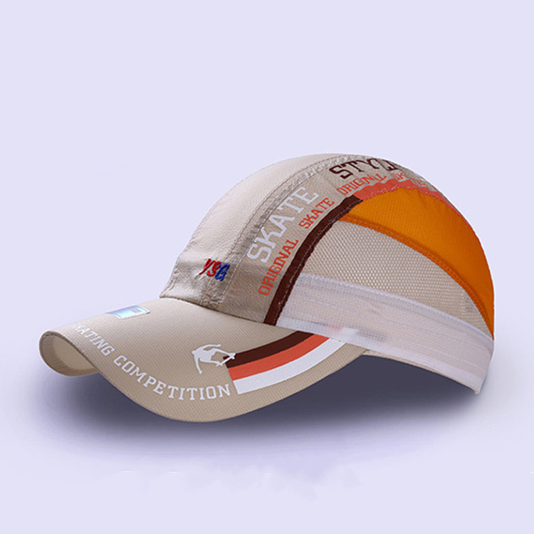 Designation Strip Multi-color Quickly Dry Fit Sports Cap Outdoor Customized Cap For Adults
