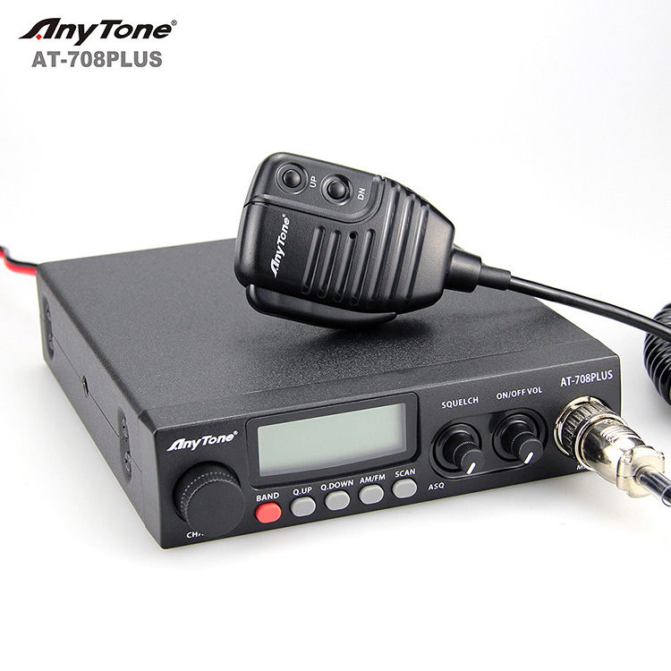 Радиоприемник Anytone AT-708 Plus, 600 каналов, 12 диапазонов AM, FM, 27 МГц