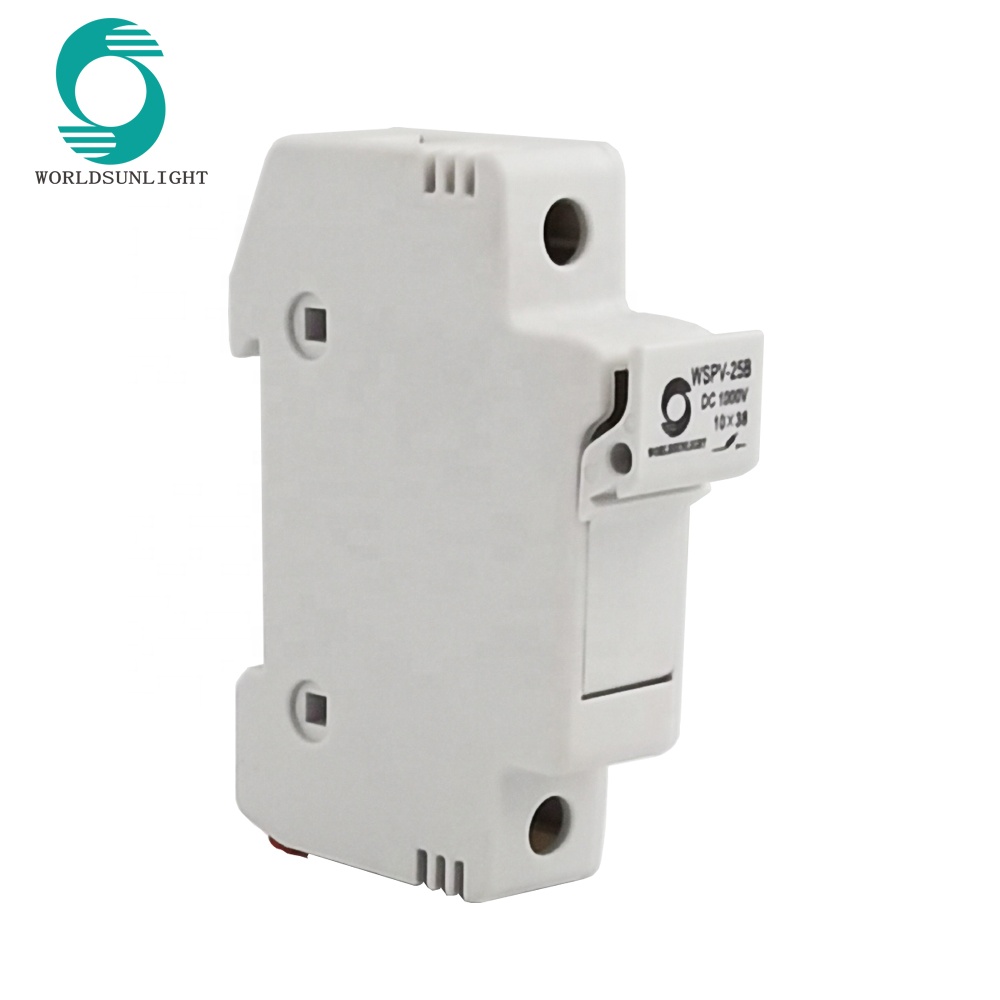 WSPV-25B CE 10*38 мм dc 10A PV solar dc 1000V Предохранитель с блоком предохранителей
