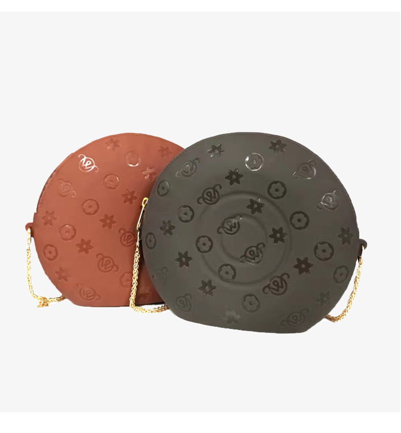 Fashion new design silicone ladies bags handbag crossbody handbag chain shoulder bags for women