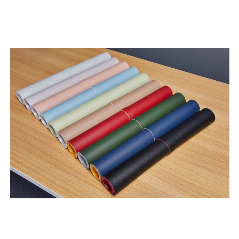 2020 Factory PU Leather Double Sided Color Desk Protector Cover Large Mouse Pad Writing Mat Office/Home/Computer