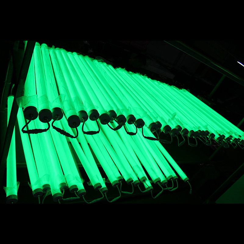 IP65 360 градусов клуб DJ Освещение 3D пиксель видео вертикальные огни SMD RGB DMX Светодиодная трубка студия
