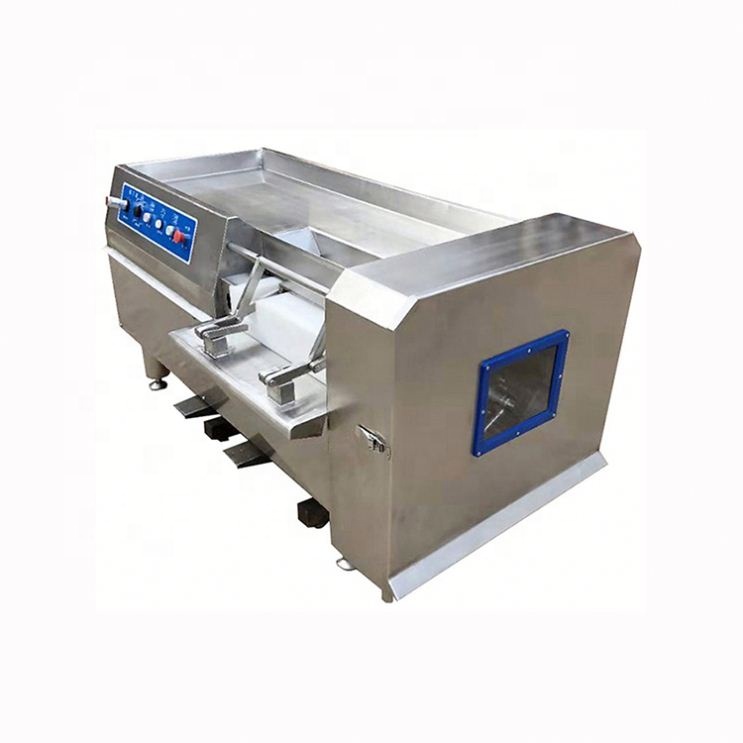 Meat Cutting Machine commercial cold cube chicken 400kg/h frozen automatic beef meat dicing machine chicken cube cutting machine