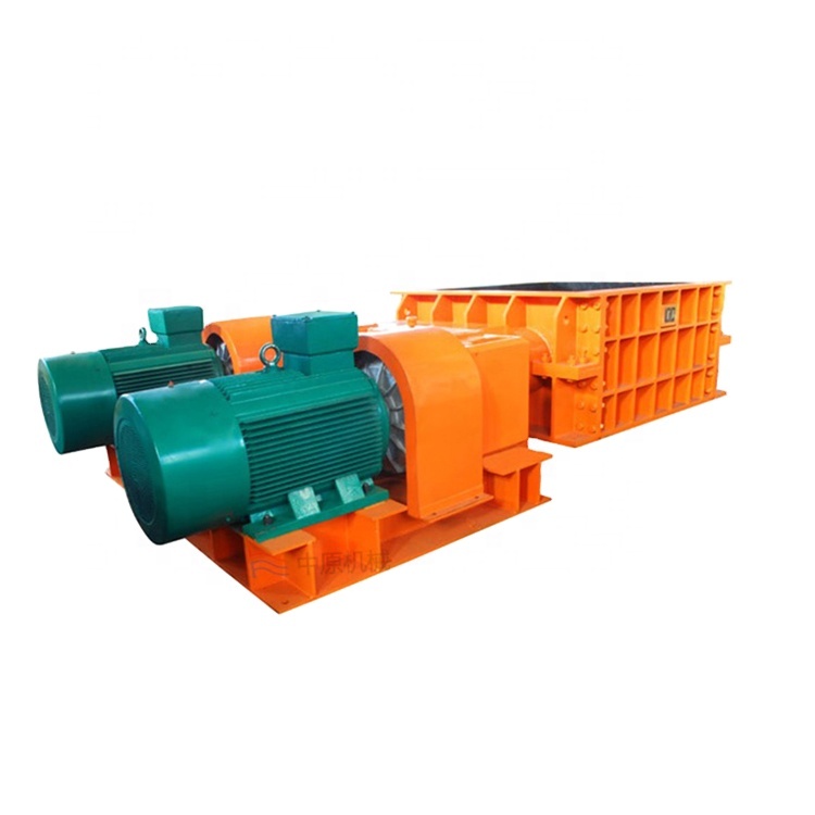 New screening typed double tooth -roll crusher used in crushing many kinds of ore