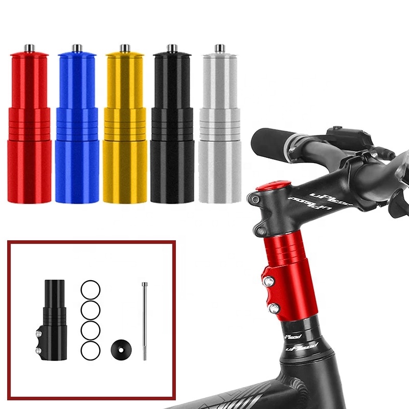 Bicycle Fork Stem Height Extender Handlebar Rise Up Adapter Aluminum Alloy Height Spacer Extension Stem Cycle Accessories