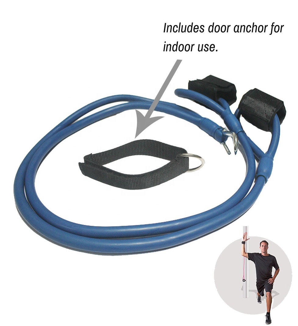 Custom Cheap Home Fitness Accessories Bodybuilding Workout Elastic Bands Free Arm & Hand Strength Power Shape Training for Gym