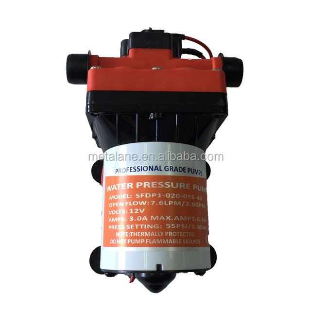55psi 7.6lpm 12V внутренние части водяной насос давления машина для автофургонов