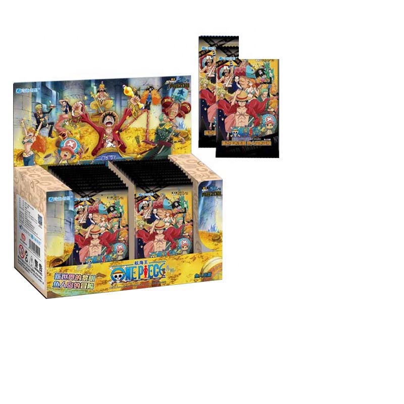 Оптовая продажа, коллекционная карточная игра Tcg в коробке Luffy, аниме редкая настольная игра, настольная игра, игрушки для детей и взрослых, рождественский подарок