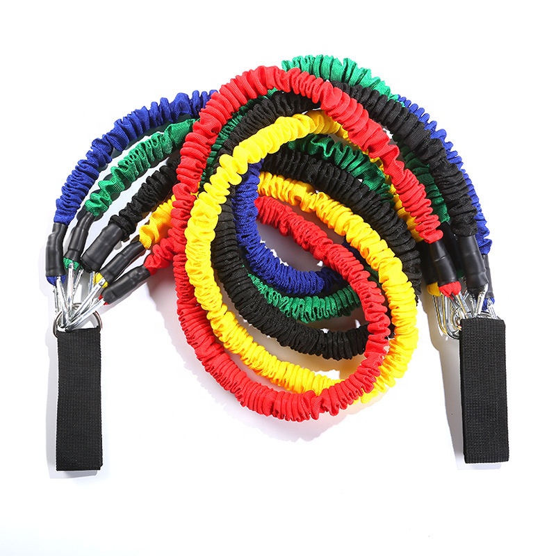 Personalised Custom Logo Sports Fitness Anti-breaking Tensioner Set Long Resistance Band Set