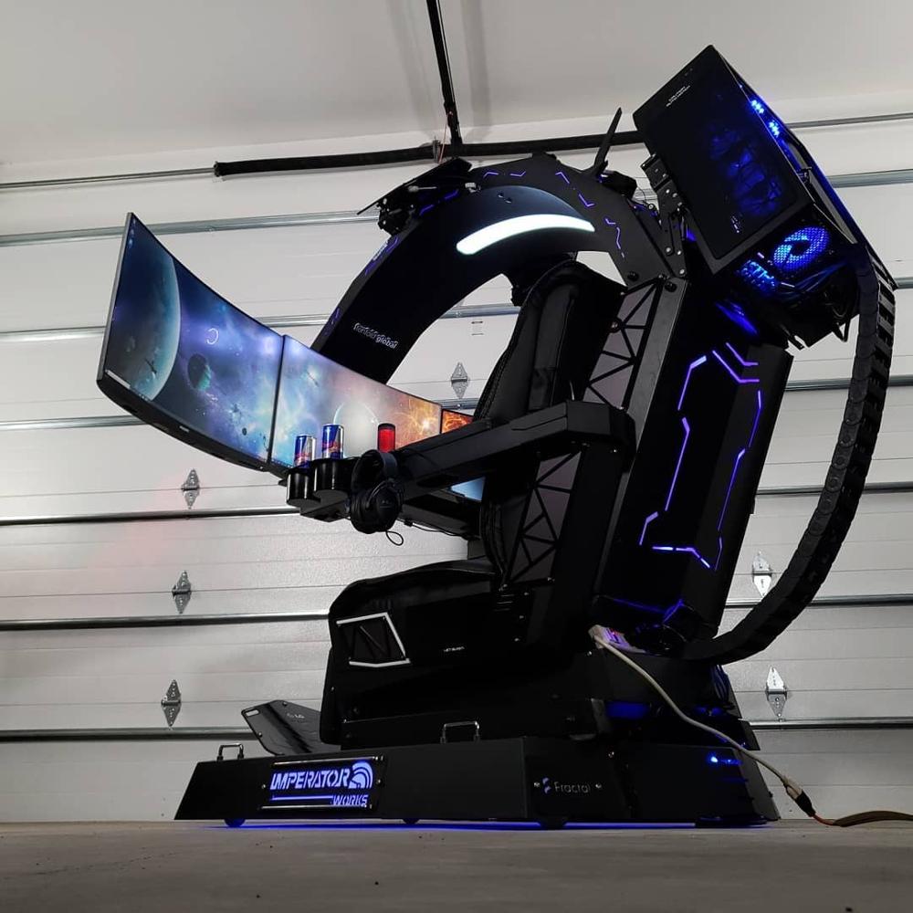 CES 2020 император работает IW-R1 компьютерный игровой ноутбук для дома и офиса из натуральной кожи, офисные кресла, рабочая станция с цветовой моделью RGB OEM ODM ручная пресс-форма для acer Хищник thronos