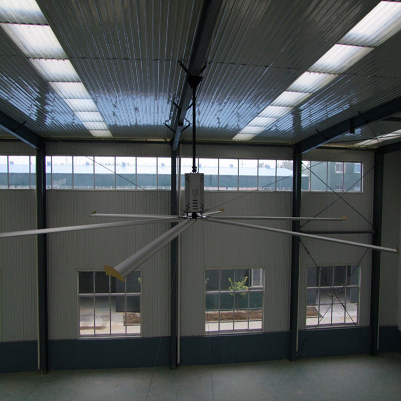 USA 5m diameter 220Volts 16feet big factory PMSM HVLS Large ceiling fan