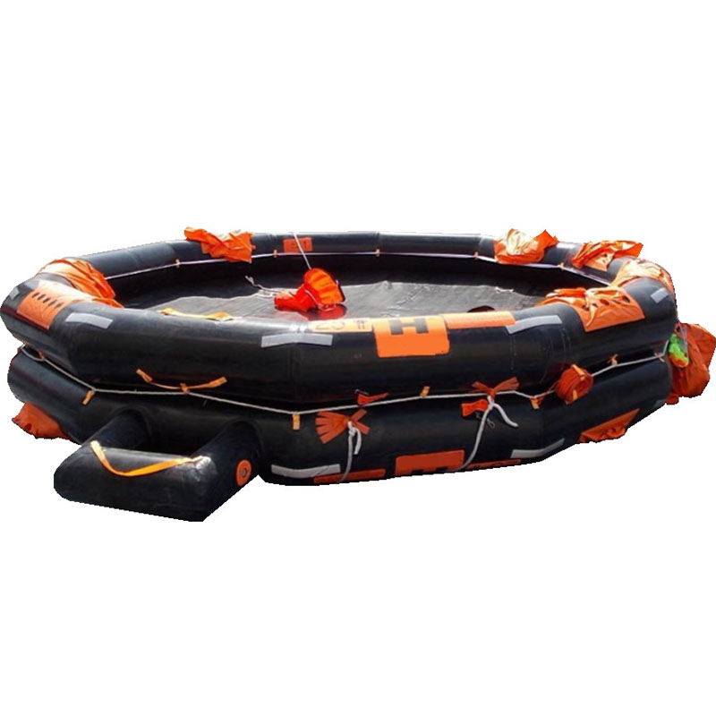 6-152 Persons Life Saving Life Raft Solas Open Reversible Inflatable Liferaft