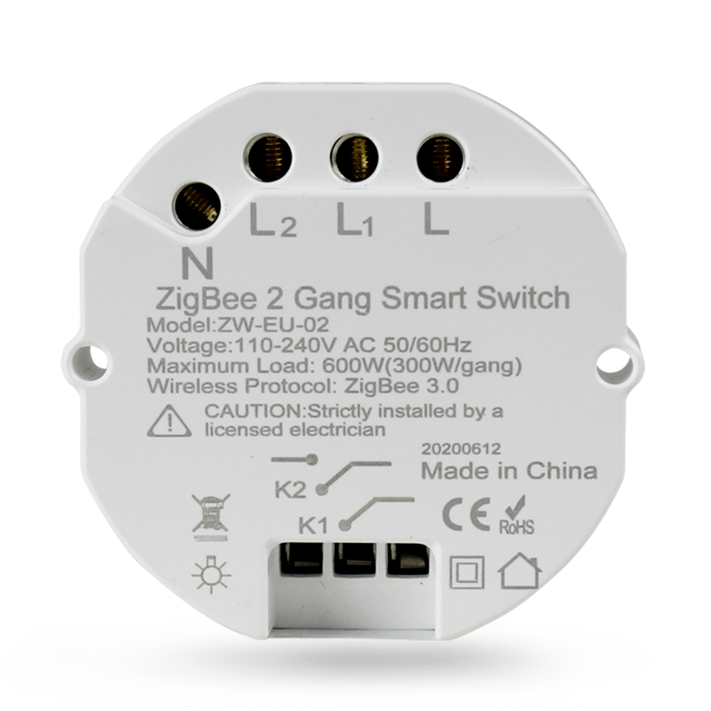 Zigbee 3,0 выключатель света SmartThings Hubitat APP дистанционное управление для дома 1/2 Way Zigbee mini Поддержка google Home alexa