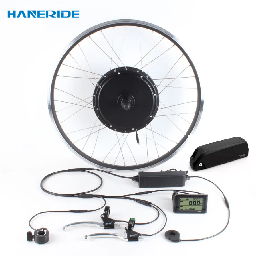 HANERIDE новая модель 48 в 1500 Вт бесщеточный беззубчатый мотор для электровелосипеда наборы для преобразования электровелосипеда