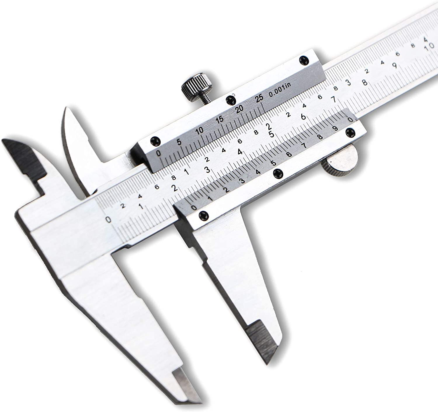 6 Inch/150mm Stainless Steel Vernier Caliper Micrometer Durable Stainless Steel Measuring Tool Caliper for Precision Measurement