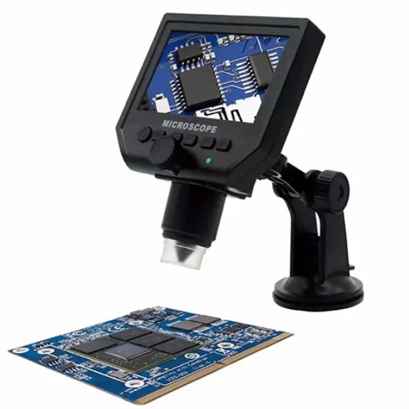 600X zoom digital Microscope with 4.3 Inch LCD screen 3.6MP CCD LED digital magnifier G600