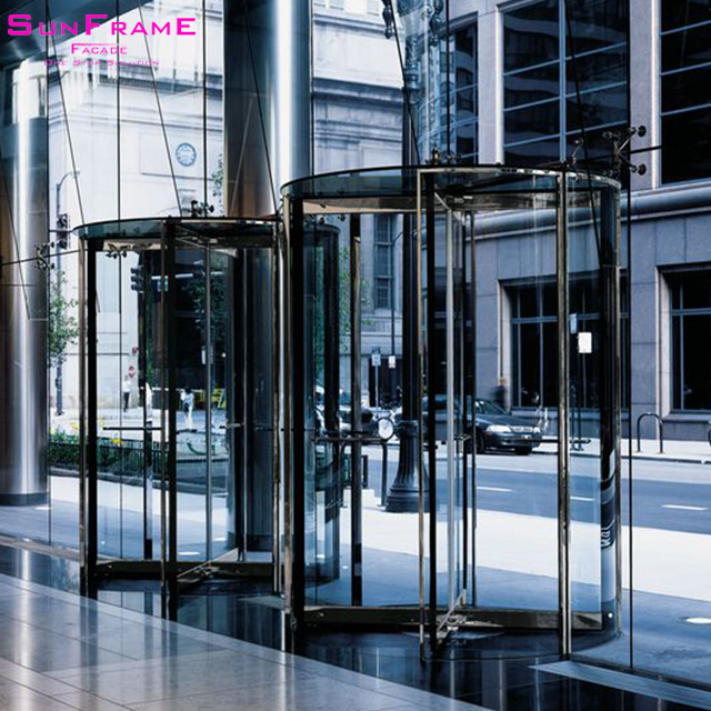 Revolving front door security revolving door customized revolving door