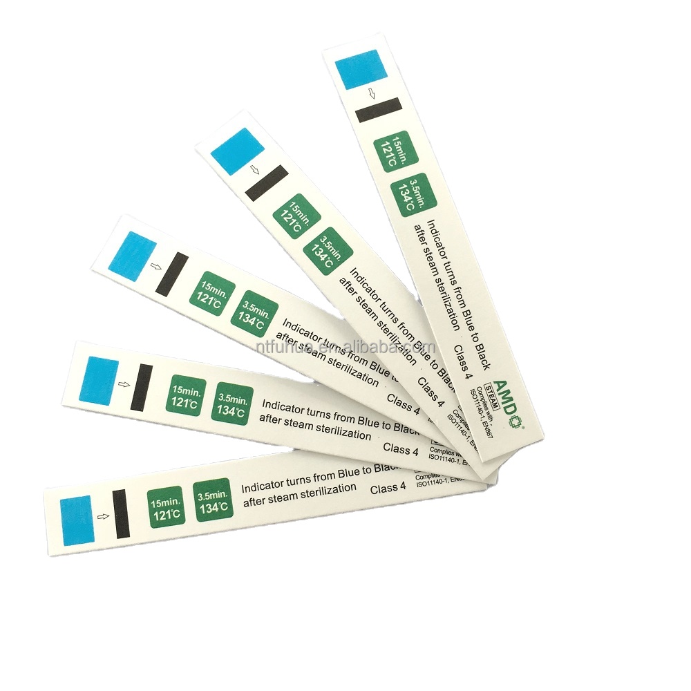 Steam Indicator Strip Card for Autoclave Sterilization Class 4