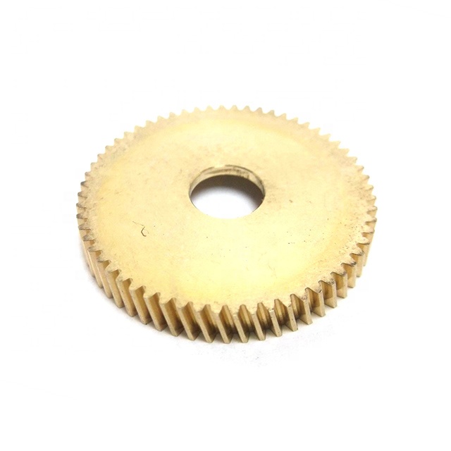 cnc machining baitcasting reel part small brass drive gear