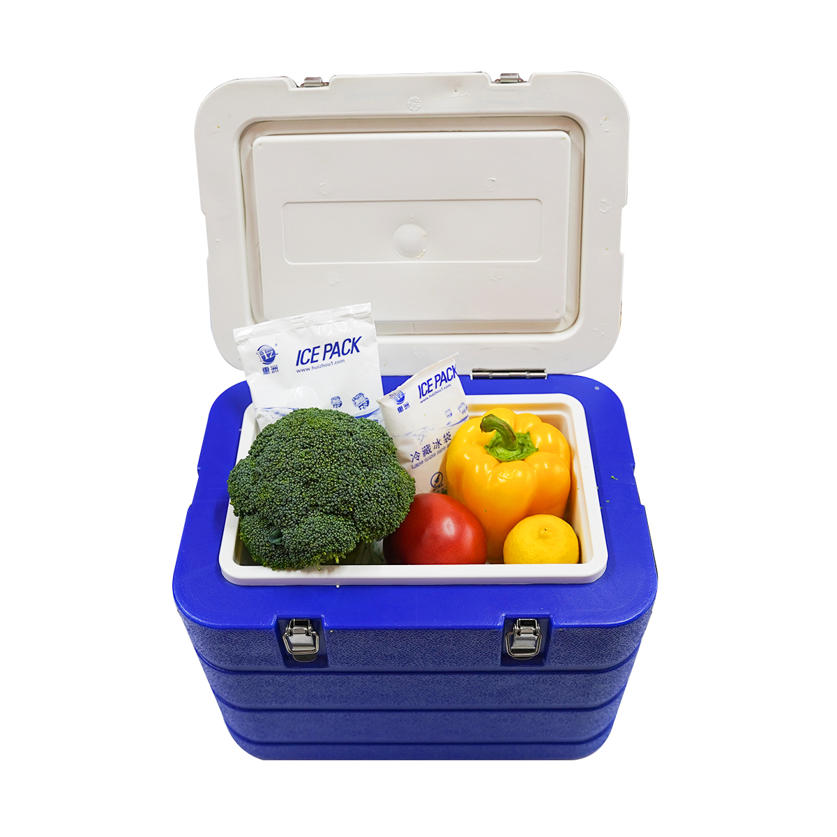2021 New Plastic Ice Box Thermal Insulated Picnic Cold Box Portable Multifunction Insulated Cooler Box