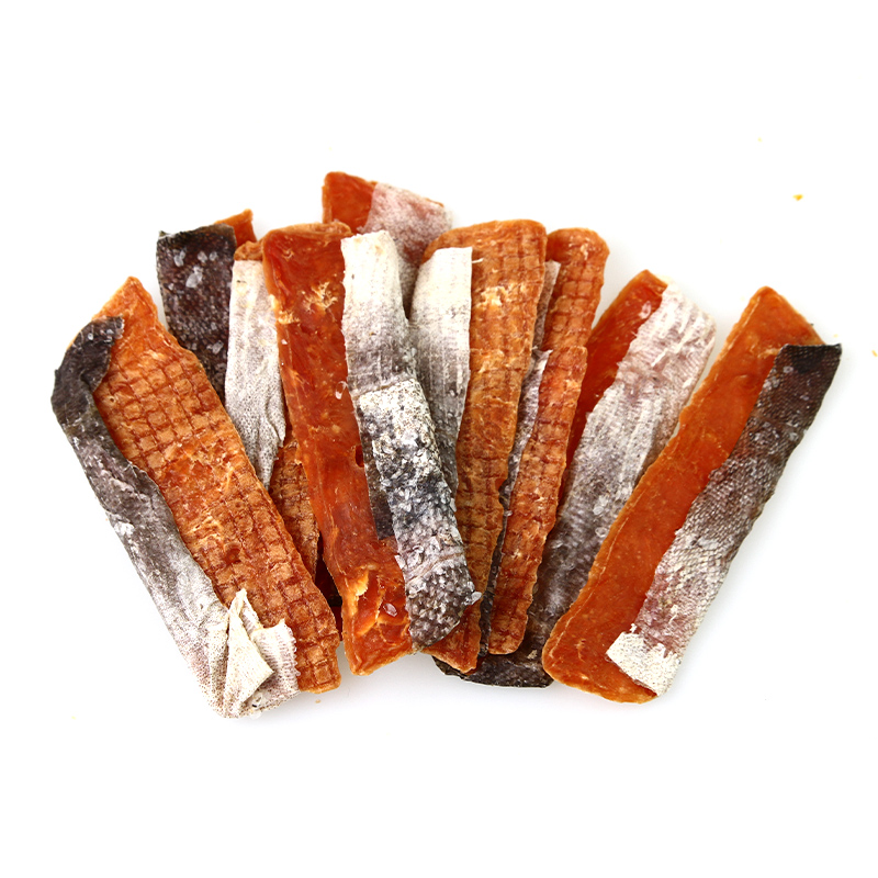2021 New Products High Protein for Pet Food and Dog Treats as Chicken and Fish Skin Steak