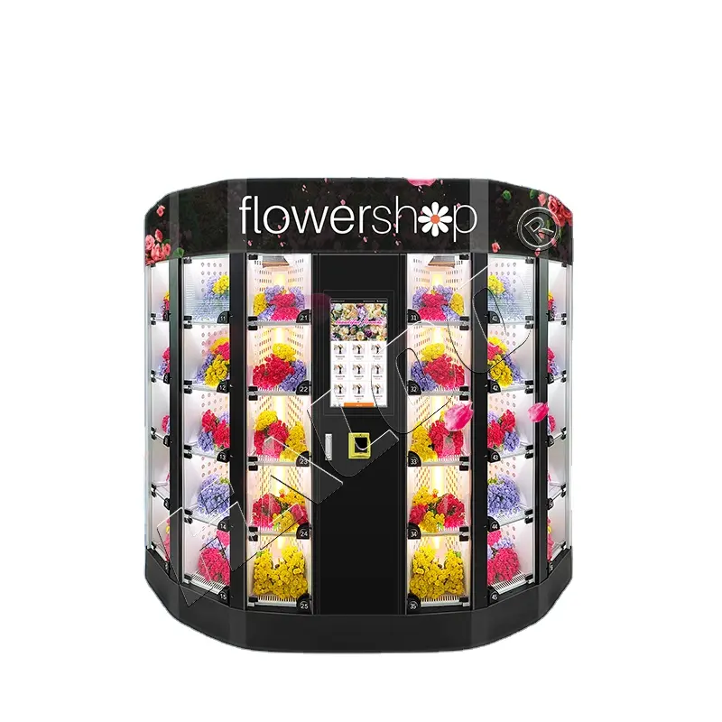 SINOPES Luxury Flower Bouquets Vending Machine Flowers Vending Machine Sale Factory Directly