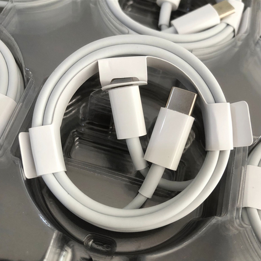 Бесплатная доставка DHL/Оригинал Foxconn 1 м USB C кабель type c к c 8-контактный кабель зарядного устройства для iphone 11 pro max PD Быстрая зарядка