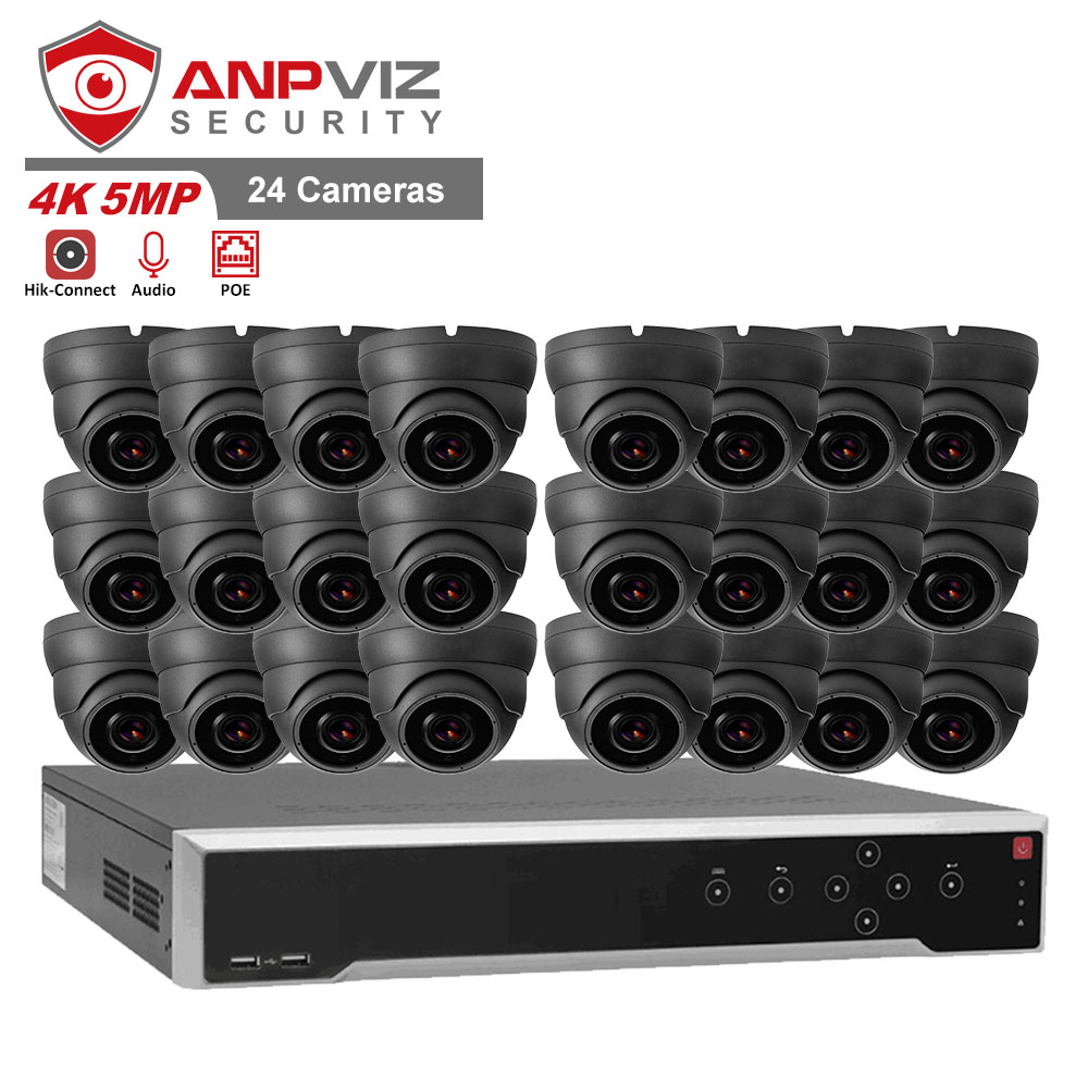 Anpviz 5MP 32CH POE ip-камера безопасности системы 4K 8MP видеорегистраторы usb флеш-накопители Max 6 ТБ Встроенный микрофон аудио обнаружения движения