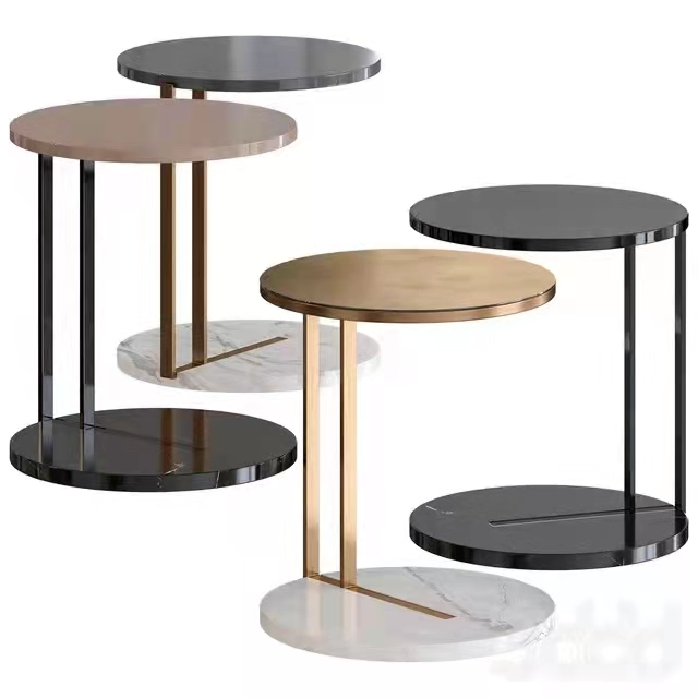 Stainless steel coffee table end table side table round table