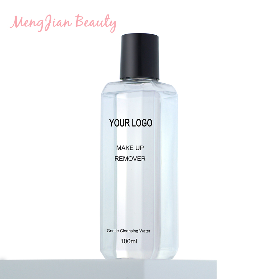Private label gentle non-stimulating eye lip face makeup remover water