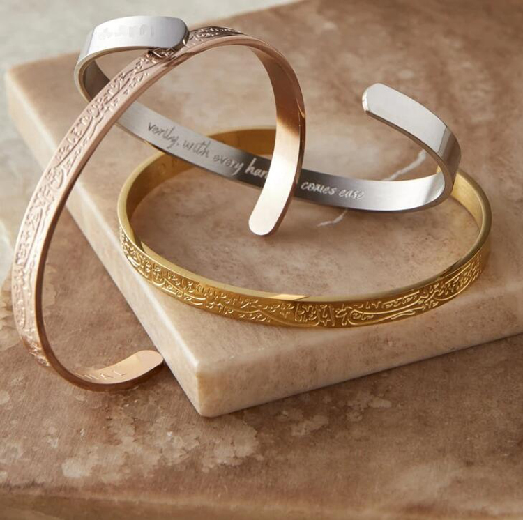 2021 Wholesale Custom Open bracelet Couples Bracelet Roman Numeral Cuff Wristband Bangle For Unisex