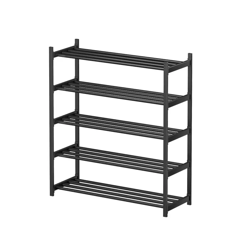 Stainless steel shoe rack  multi-layer storage rack sturdy shoe shelf