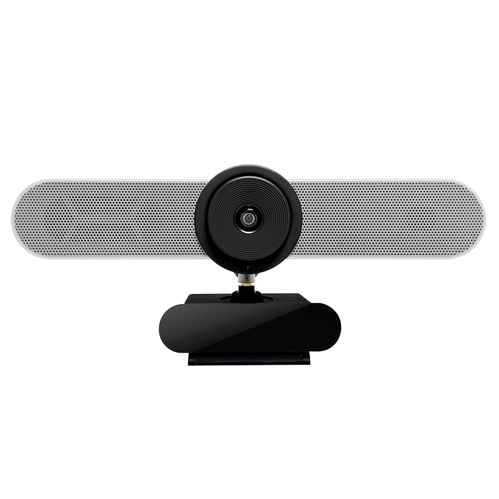 4MP Live Broadcast All-in-one 360 Rotatable Video Conference Camera For Meeting Sound Bar Adjust Usb Webcam With Speaker And Mic