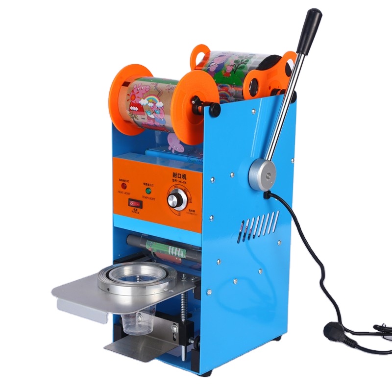 Manual bubble tea cups sealer plastic juice commercial cup sealer machine