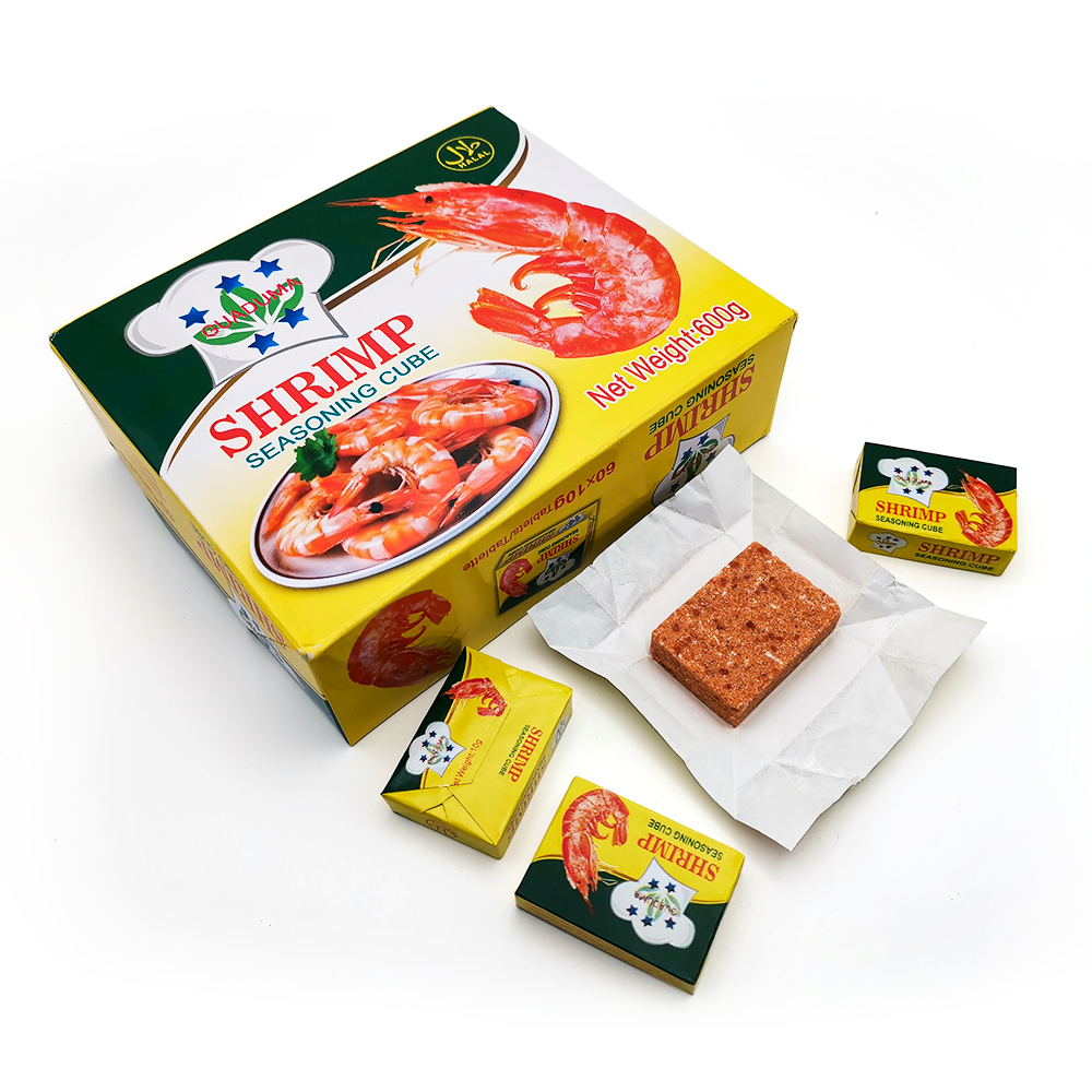 Shrimp Cube Seasoning Cube Cooking Seasoning Seafood Bouillon Seasoning for Africa