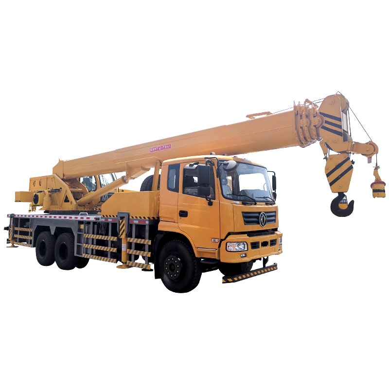 New technology hydraulic construction mobile truck with crane mounted crane factory