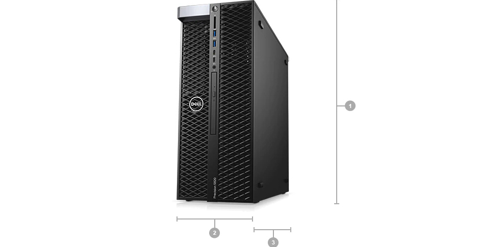 Dell Precision 5820 Tower workstation, хит продаж 2019