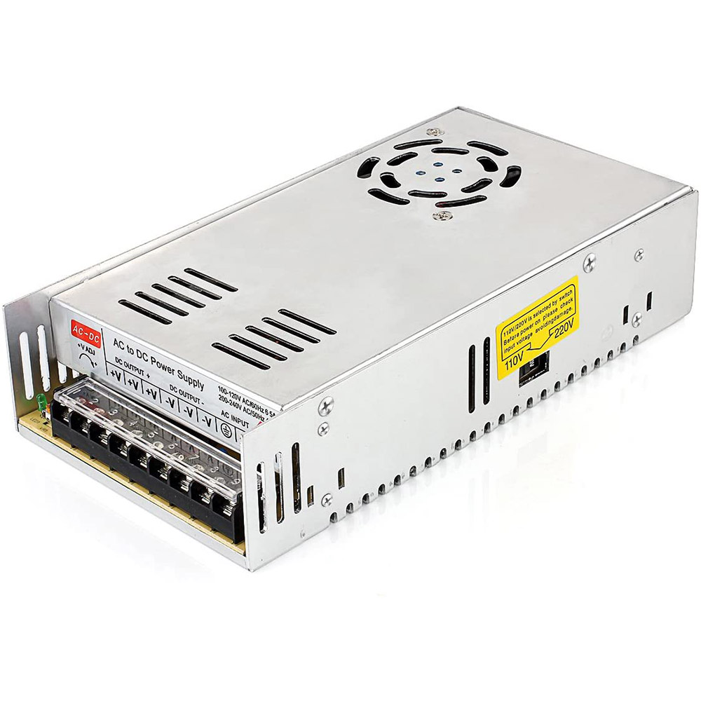 12V 30A led dc источник питания алюминиевый корпус AC DC pir датчик движения лестница led свет dc12v 360w dc переключатель питания
