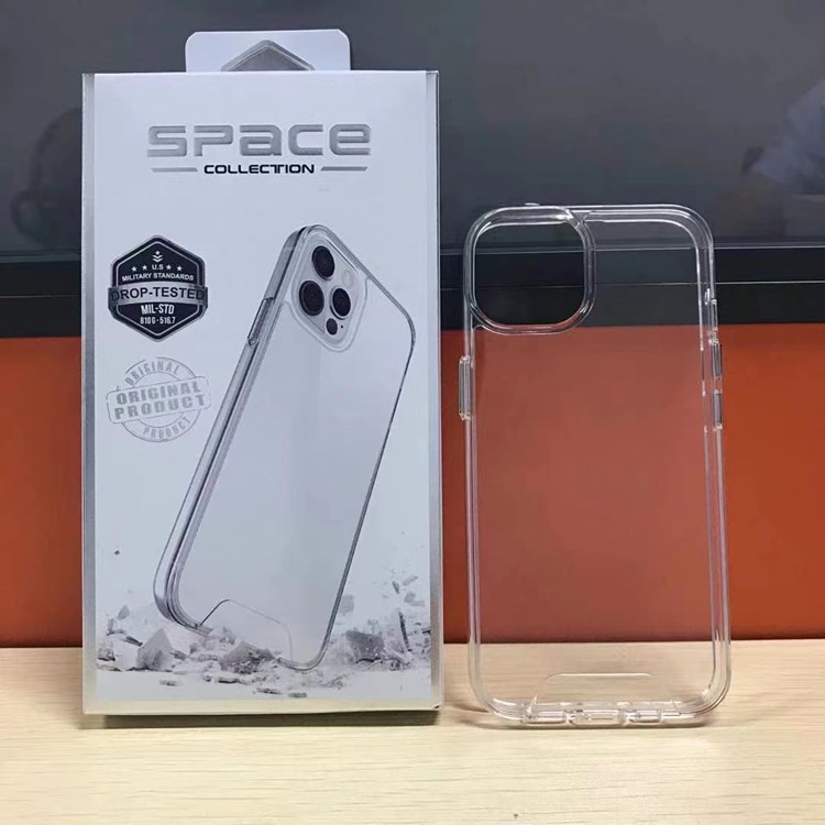 Прозрачный акриловый чехол для iPhone 15, 14, 13, 12, 11 Pro, противоударный, из ТПУ, Xs, 7, 8 Plus, 2020 прозрачный чехол