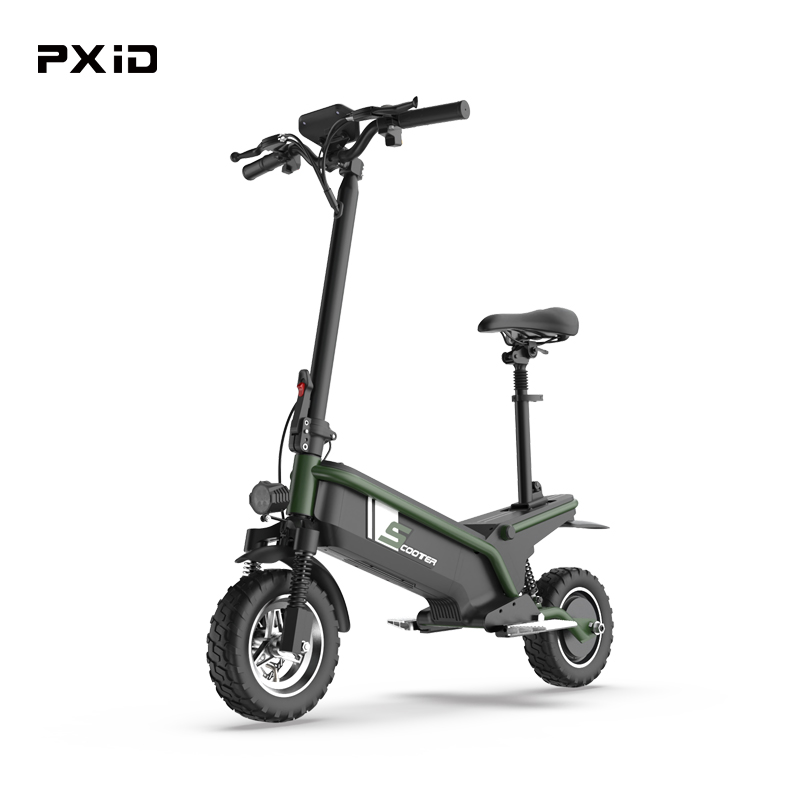 Оптовая продажа, складной Гидравлический Электрический скутер PXID F1, 48 В, 10 дюймов
