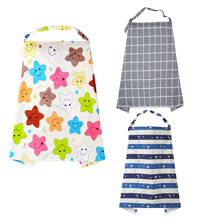 Famicheer BSCI cotton nursing cover scarf combed cotton nursing cover breastfeeding aprons