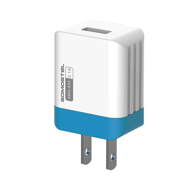 Somostel A32 2.1A fast charge mobile phone usb charger ABS material cargador de telefonos for Samsung original travel adapter